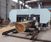 Big wood log bandsaw sawmill, Heavy duty bandwheel diesel sawing mill machine with rails