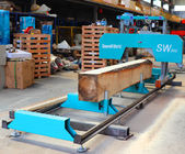SW26E Electric Portable Sawmill, Log Slice Horizontal Band Saw Mill Machines