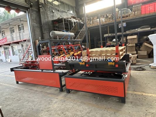 Automatic Wood Pallets Block Nailing Machines Nailer Pallet Machine To Make Wood Pallet