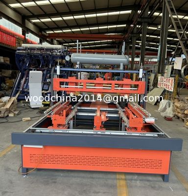 Semi-Automatic Wooden Pallet Nailing Machine with Palletizer wood pallet nailing machine