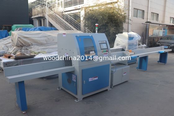 Wood Cutting Panel Saw Machine Automatic Wood Block Cut Off Saw With Service